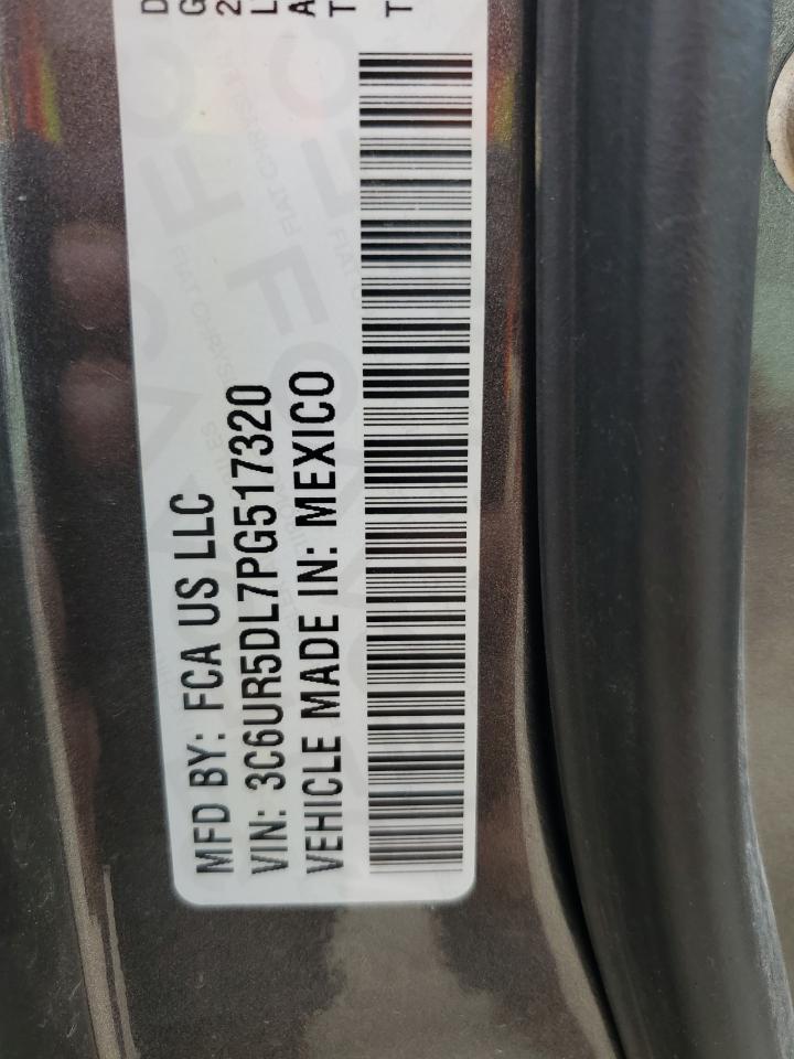 2023 Ram 2500 Big Horn VIN: 3C6UR5DL7PG517320 Lot: 56830845