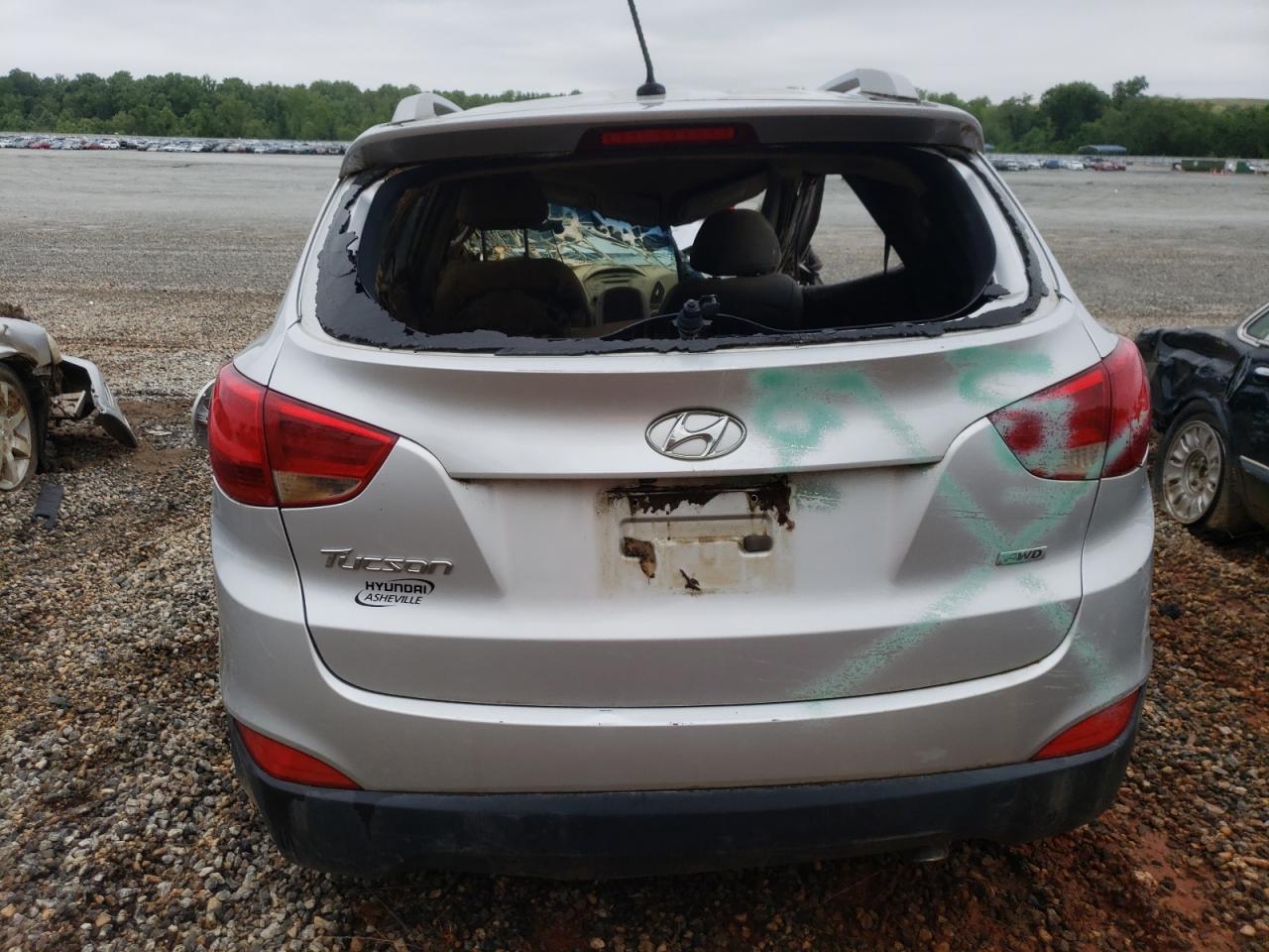 2014 Hyundai Tucson Gls VIN: KM8JUCAGXEU922812 Lot: 57681985