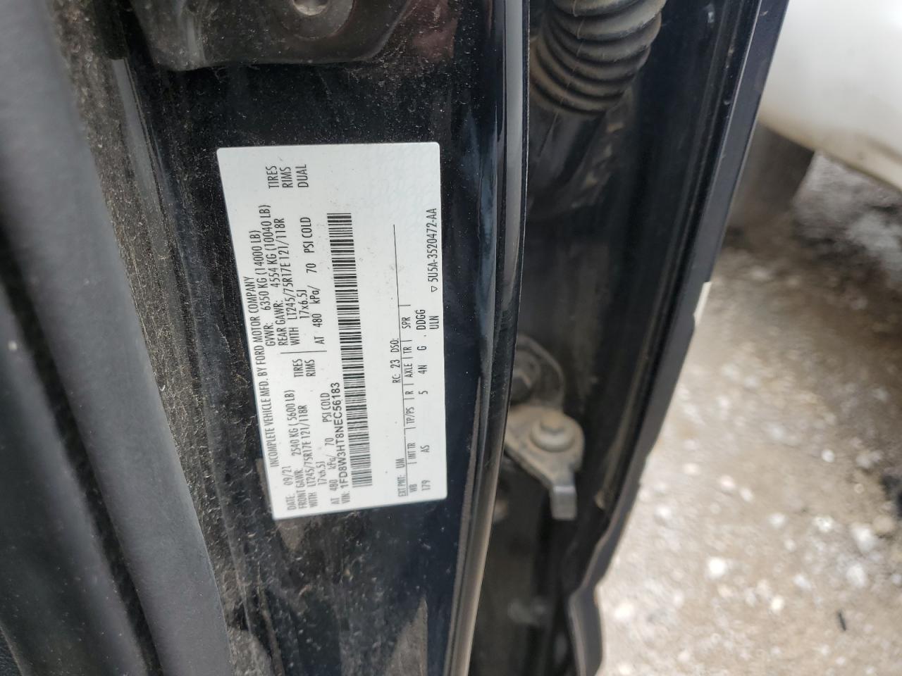 1FD8W3HT8NEC56183 FORD F350 2022