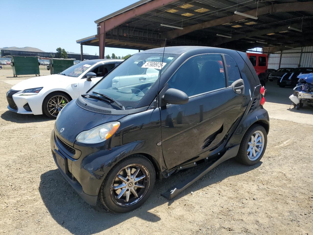 2008 Smart Fortwo Pure للبيع في American Canyon، CA - Side