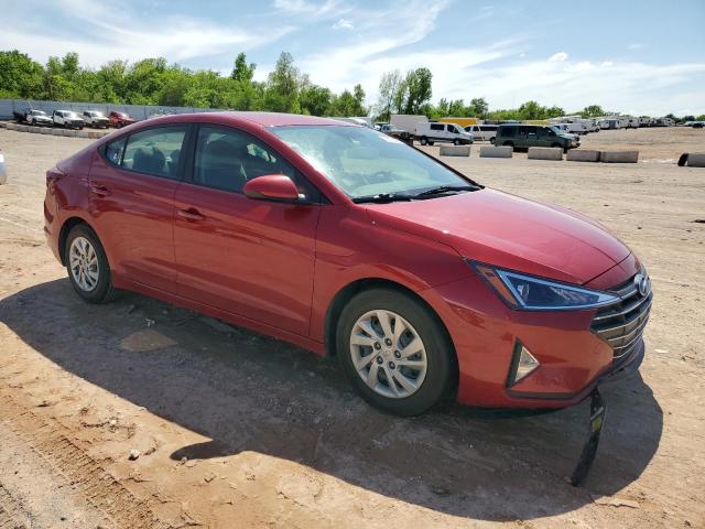  HYUNDAI ELANTRA 2020 Czerwony