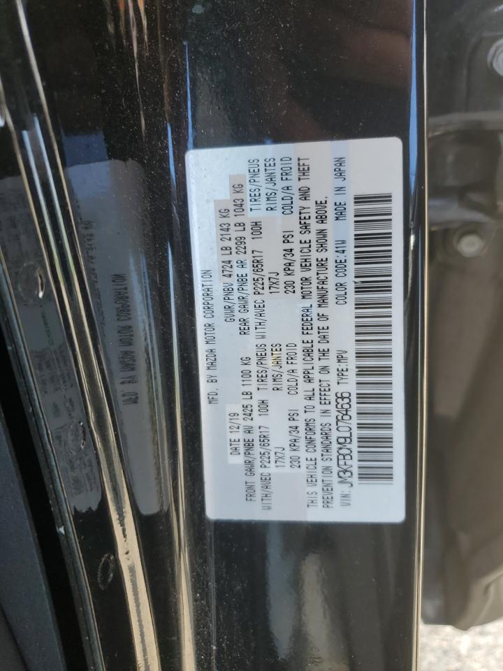 2020 Mazda Cx-5 Touring VIN: JM3KFBCM9L0764636 Lot: 56541905