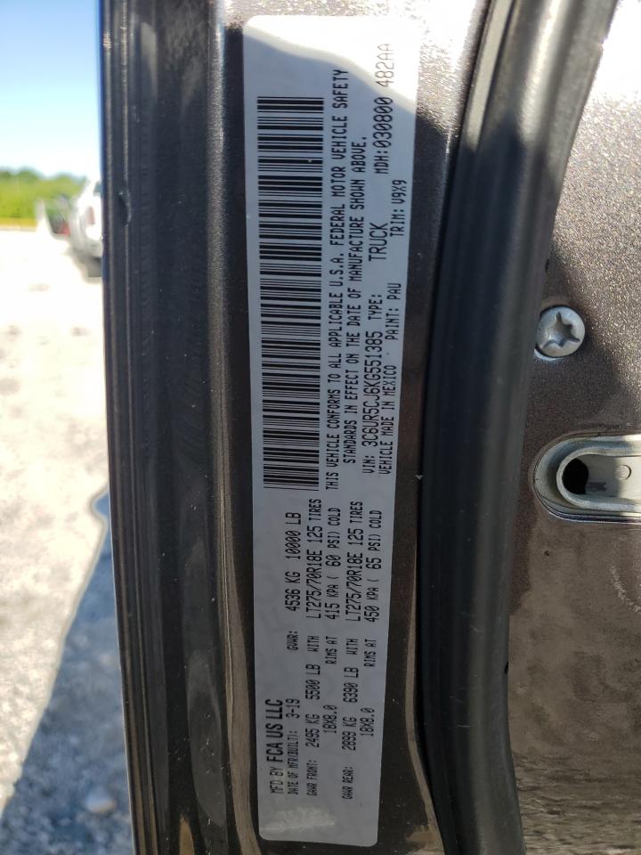2019 Ram 2500 Tradesman VIN: 3C6UR5CJ6KG551385 Lot: 58062165