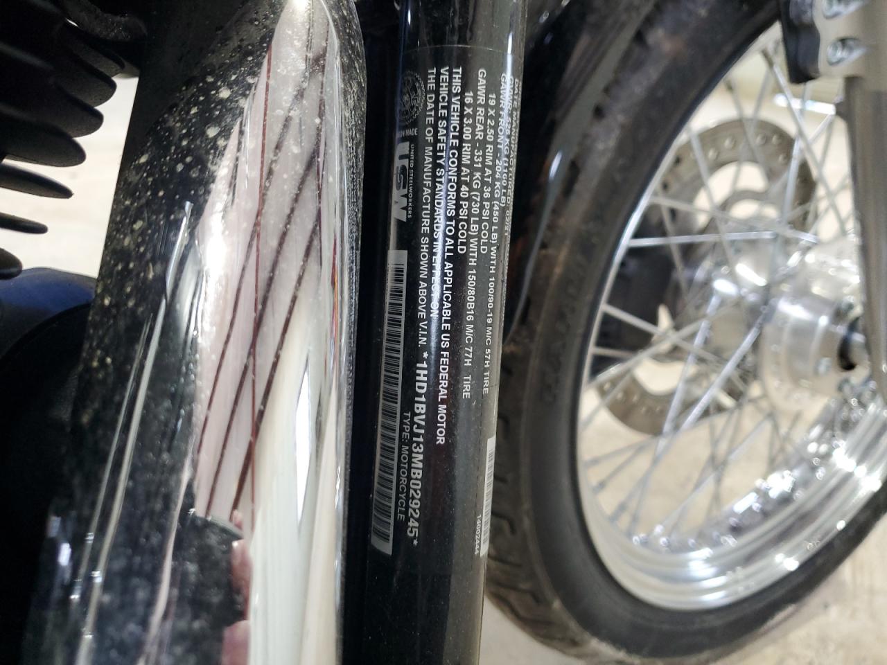 2021 Harley-Davidson Fxst VIN: 1HD1BVJ13MB029245 Lot: 55645435