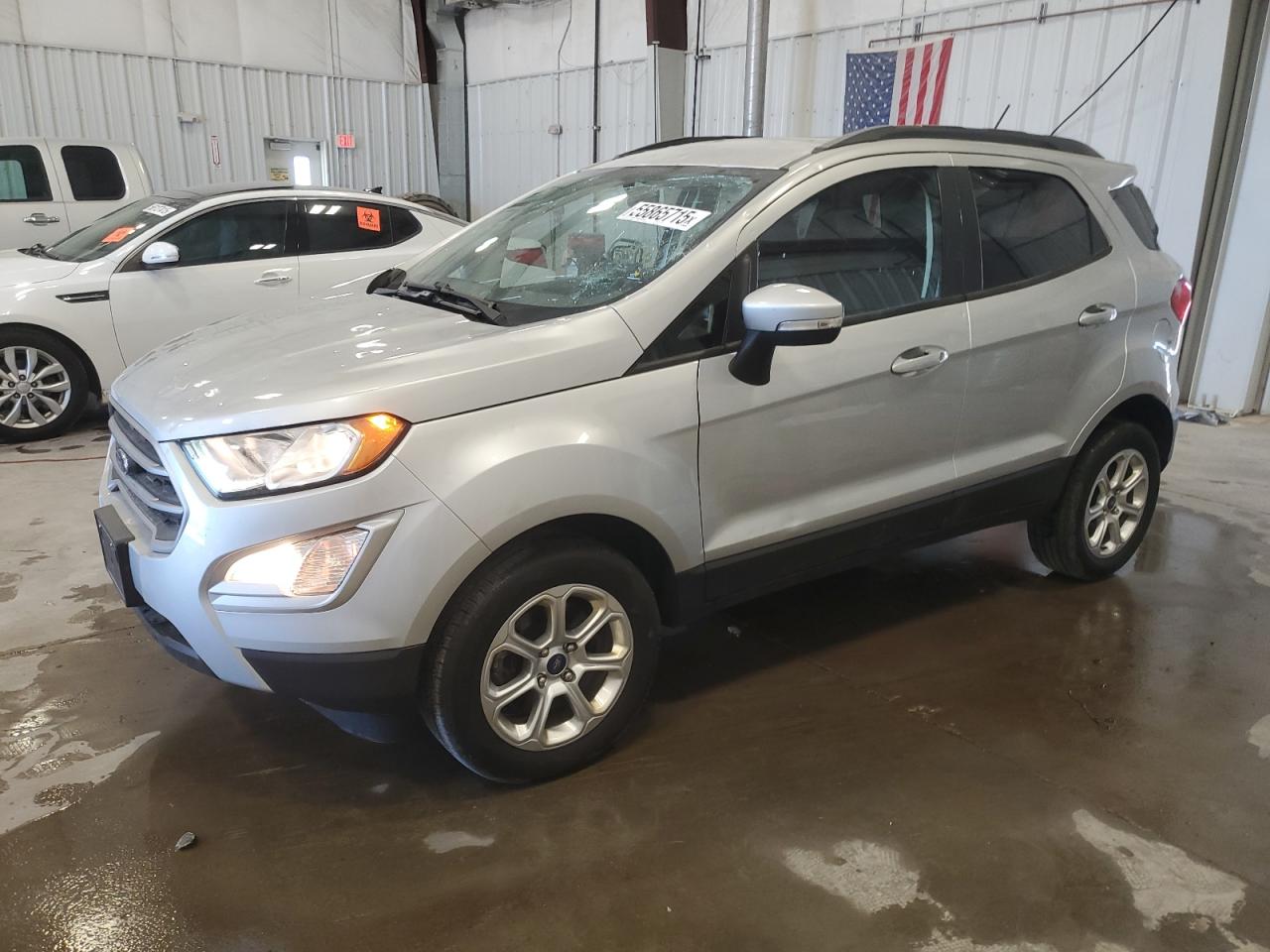 2020 Ford Ecosport Se en Venta en Franklin, WI - Hail