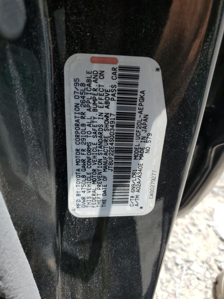 1995 Lexus Ls 400 VIN: JT8UF22E4S0034917 Lot: 57218845