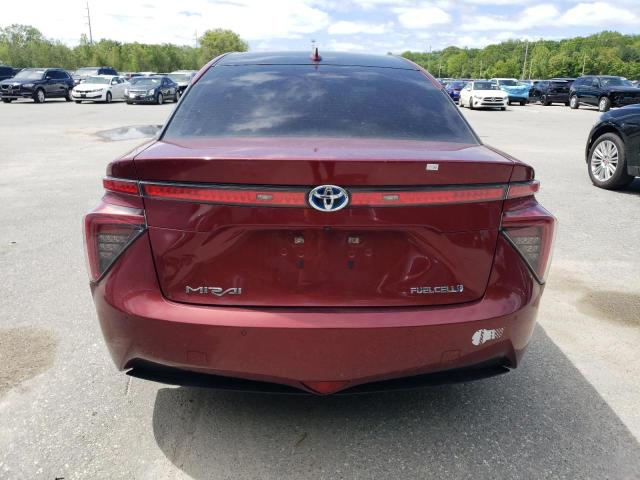Sedans TOYOTA MIRAI 2017 Red