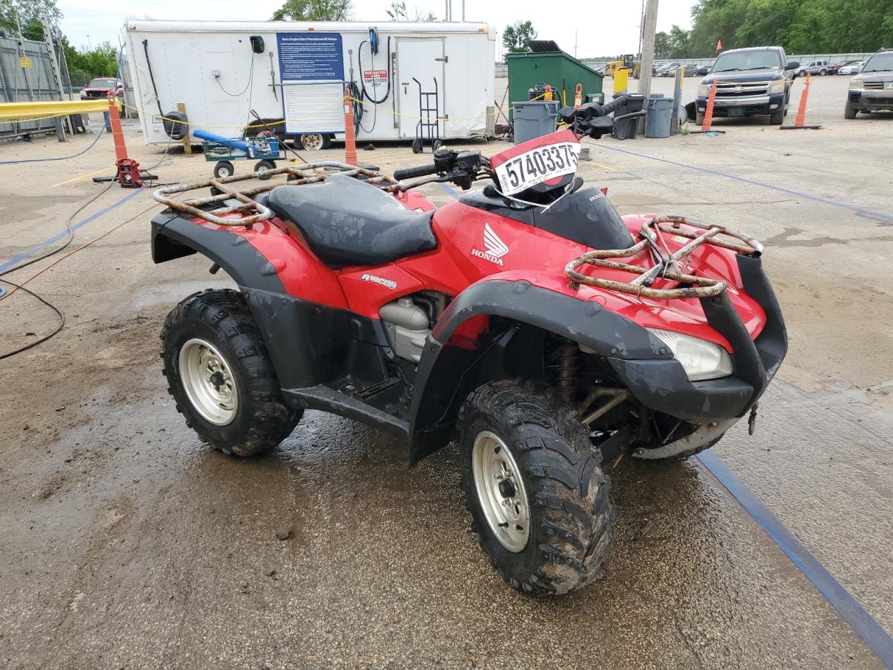2007 Honda Rincon Atv en Venta en Pekin, IL - Rollover