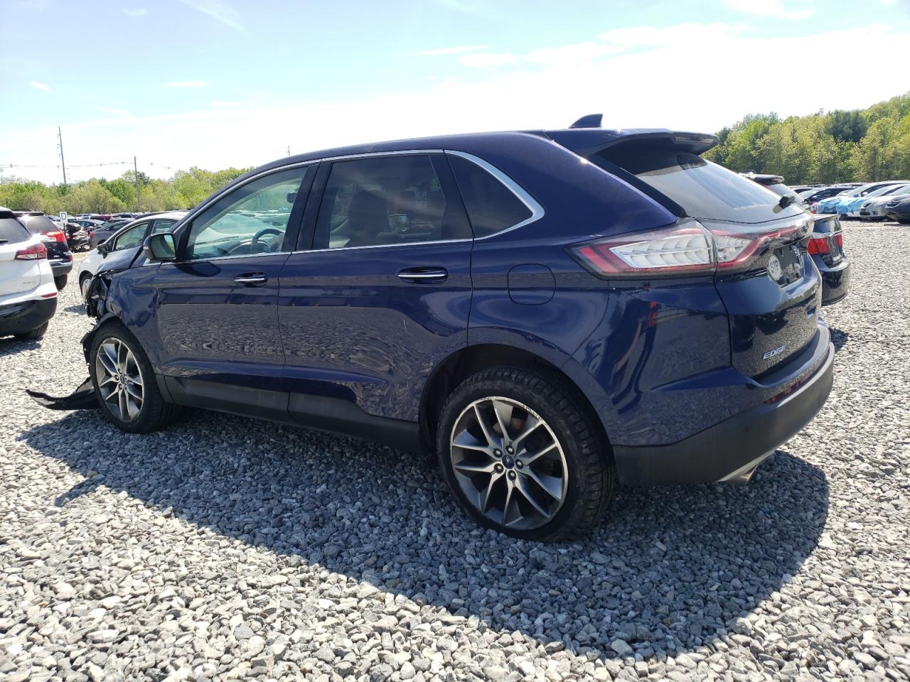 2016 Ford Edge Titanium VIN: 2FMPK4K99GBB69692 Lot: 57064415
