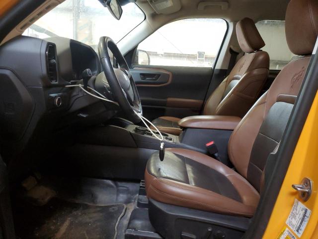  FORD BRONCO 2022 Yellow