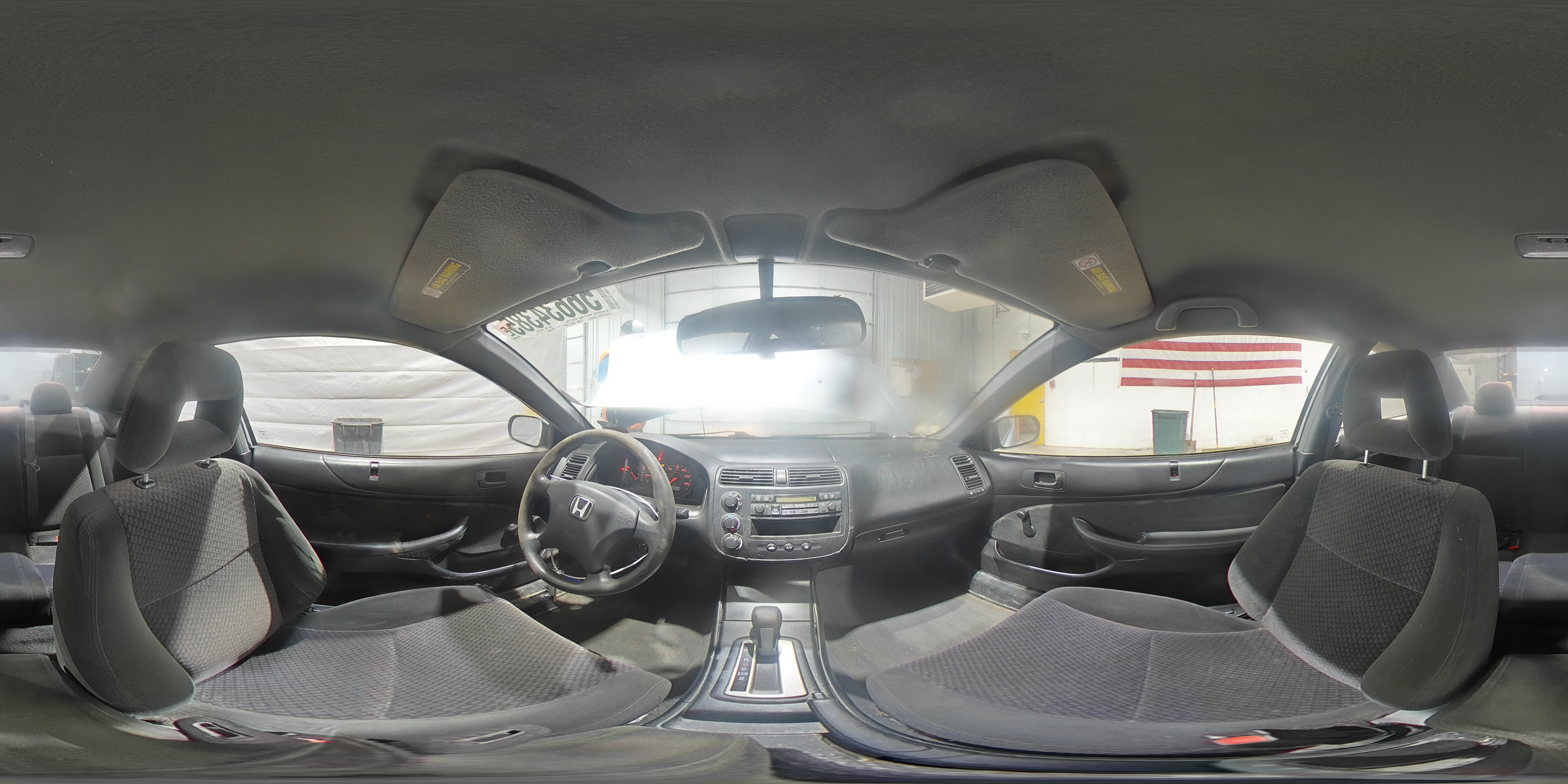 2004 Honda Civic Dx Vp VIN: 1HGEM22174L060813 Lot: 56634385