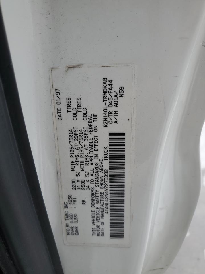 1997 Toyota Tacoma VIN: 4TANL42N4VZ270392 Lot: 56233115