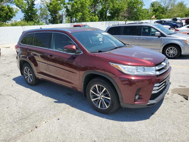  TOYOTA HIGHLANDER 2017 Красный