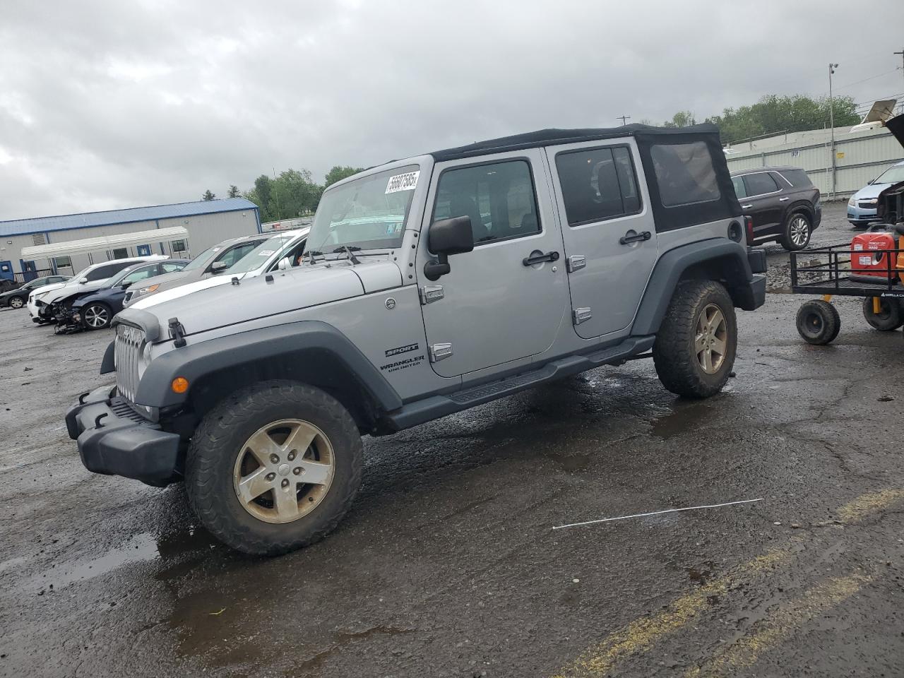 2017 Jeep Wrangler Unlimited Sport იყიდება Pennsburg-ში, PA - Mechanical
