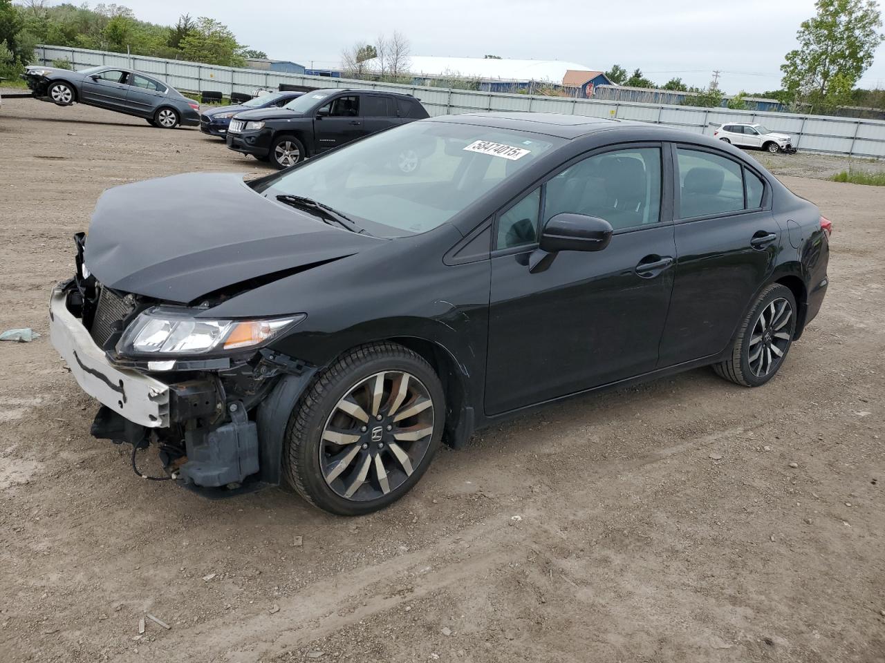 2015 Honda Civic Exl zu verkaufen in Columbia Station, OH - Front End