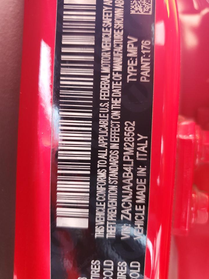 2020 Jeep Renegade Sport VIN: ZACNJAAB4LPM28562 Lot: 57713845