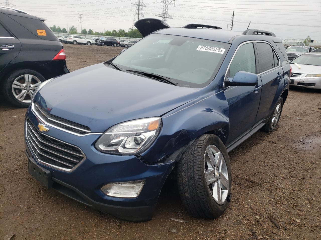 2016 Chevrolet Equinox Lt იყიდება Elgin-ში, IL - Front End