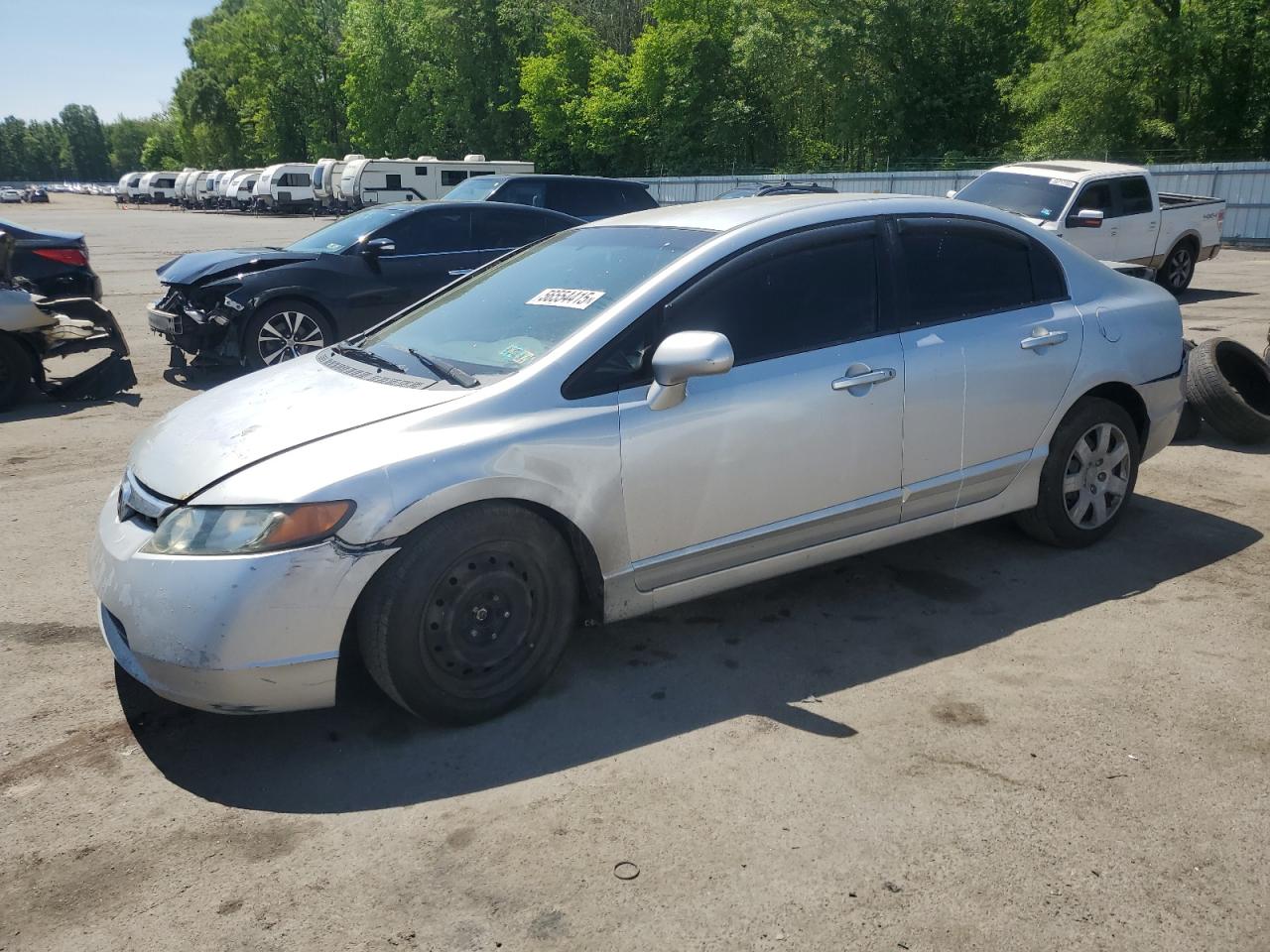 2008 Honda Civic Lx იყიდება Glassboro-ში, NJ - Rear End