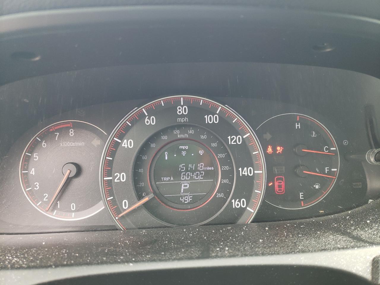 1HGCR2F50GA030705 HONDA ACCORD 2016