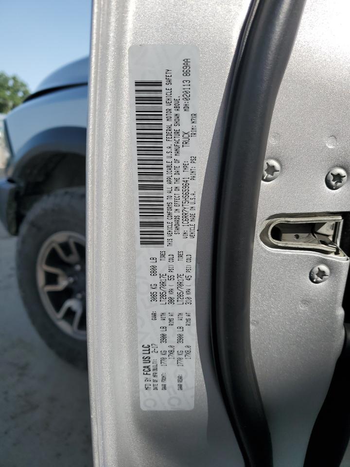 2017 Ram 1500 Rebel VIN: 1C6RR7YT5HS659641 Lot: 59040935