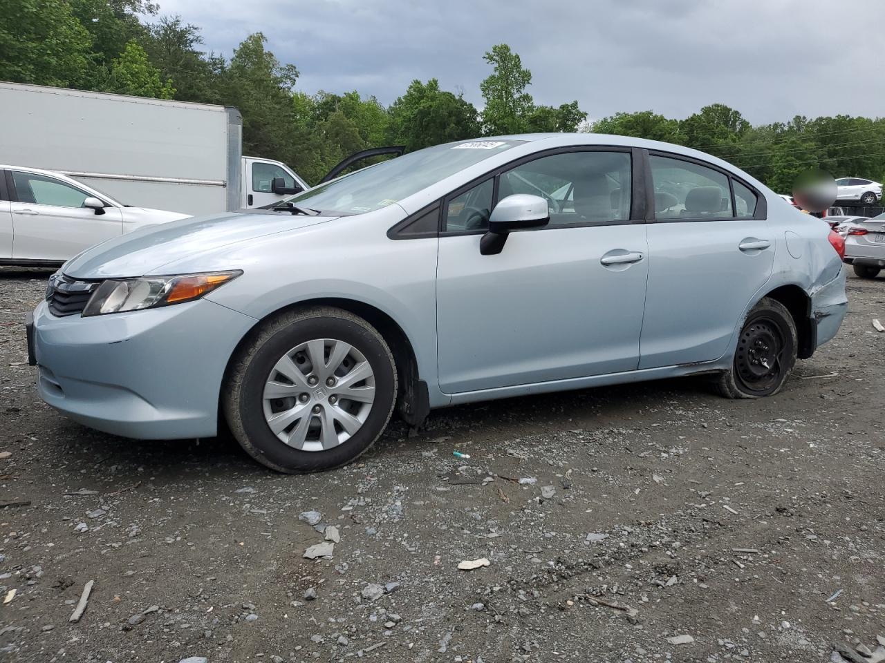 2012 Honda Civic Lx იყიდება Waldorf-ში, MD - Rear End