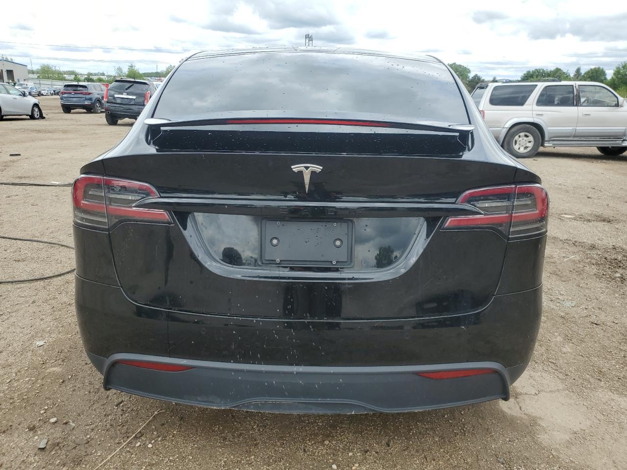 2022 Tesla Model X VIN: 7SAXCBE54NF356419 Lot: 58033365