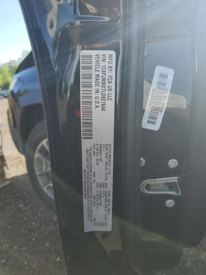 2020 Jeep Cherokee Trailhawk VIN: 1C4PJMBX7LD627644 Lot: 56740185