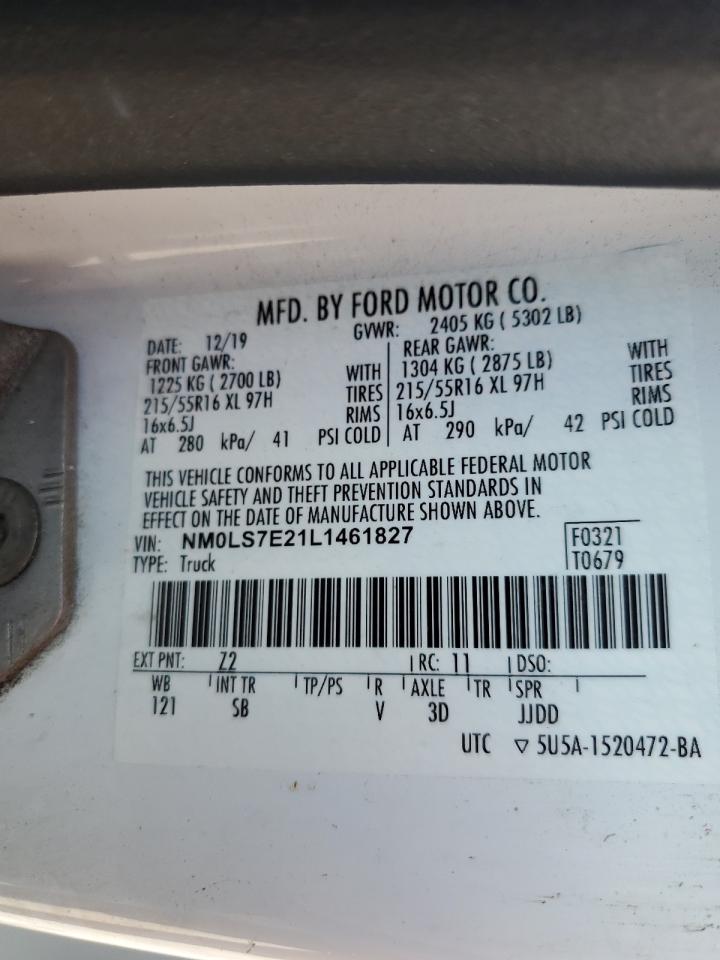 NM0LS7E21L1461827 FORD TRANSIT 2020