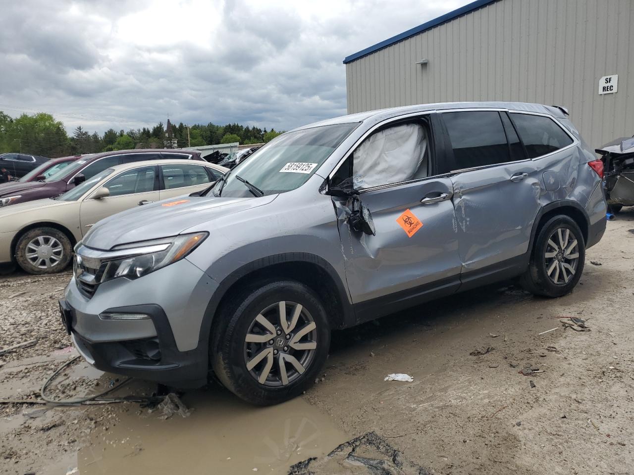 2021 Honda Pilot Ex на продаже в Franklin, WI - Rollover