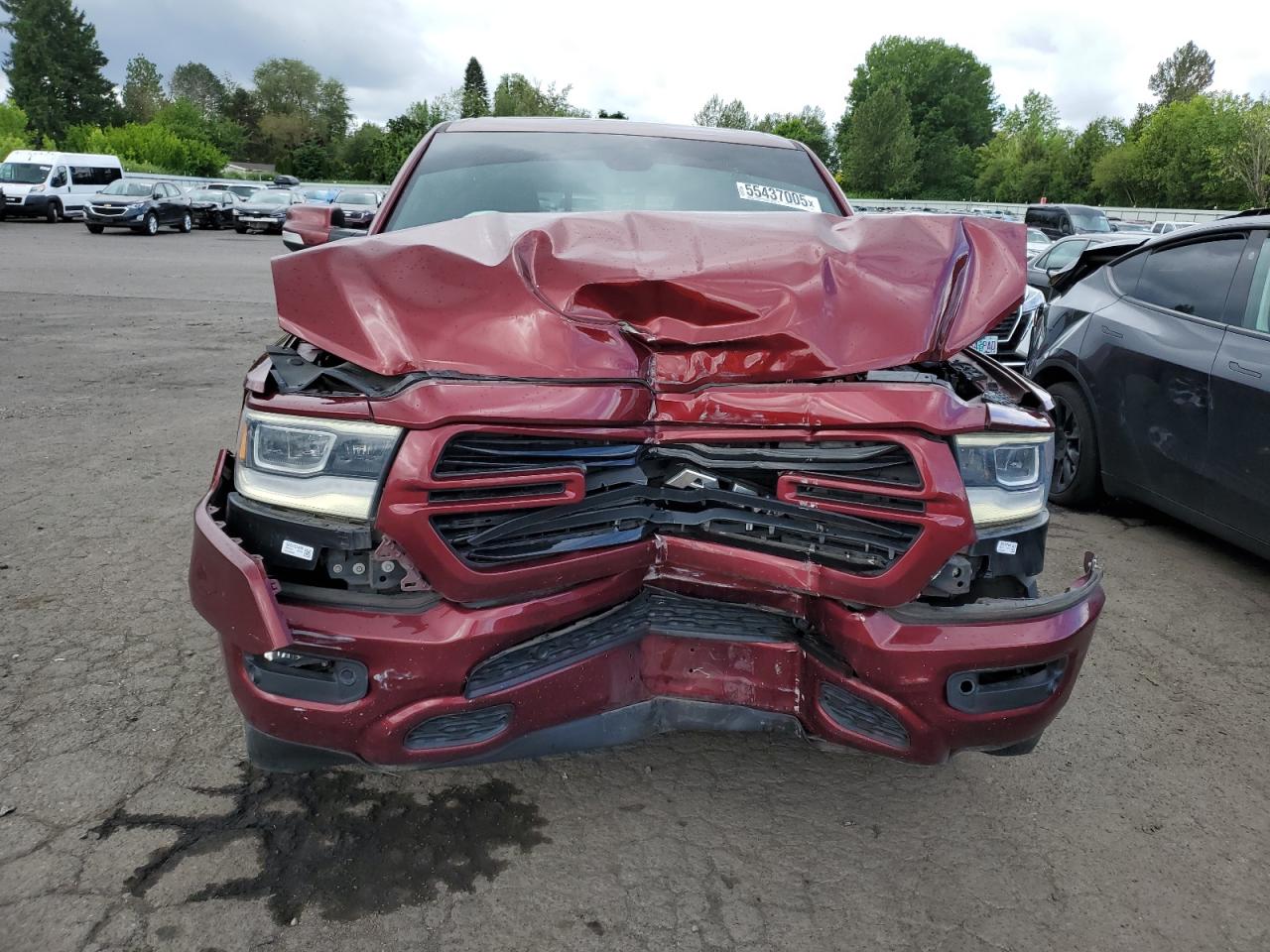 2019 Ram 1500 Big Horn/Lone Star VIN: 1C6SRFFT2KN626164 Lot: 55437005
