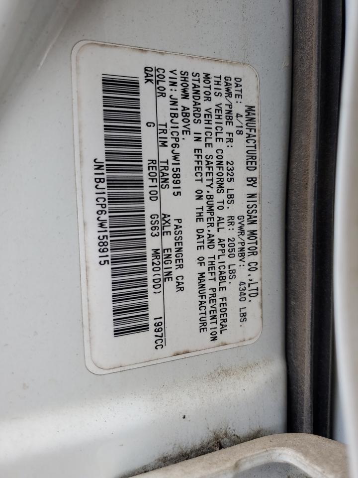 JN1BJ1CP6JW158915 NISSAN ROGUE 2018