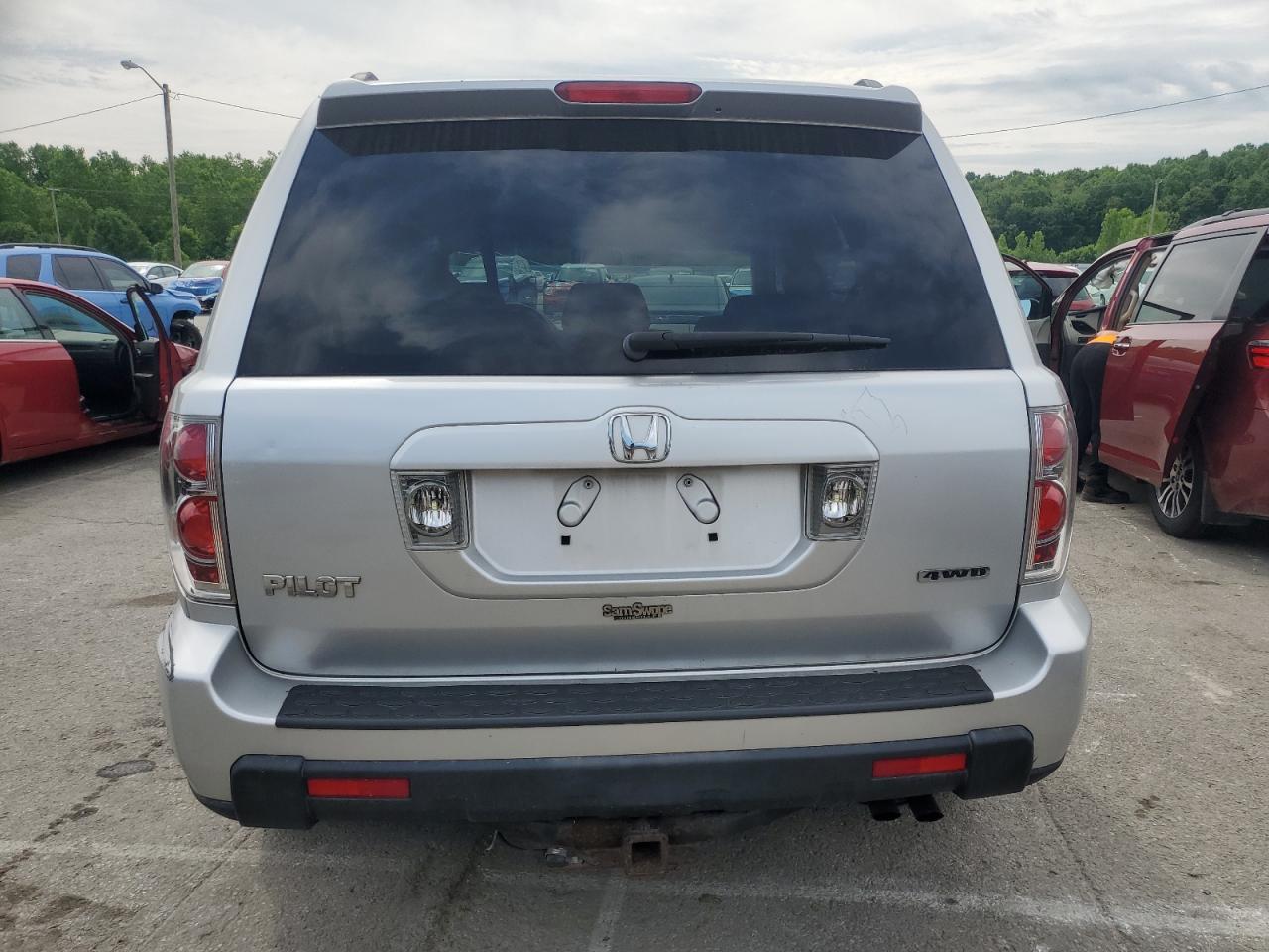 2006 Honda Pilot Ex VIN: 2HKYF184X6H554978 Lot: 58832175