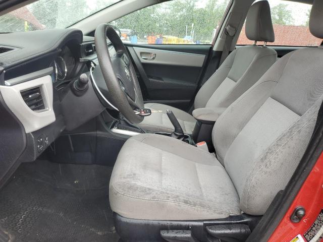 Sedans TOYOTA COROLLA 2015 Czerwony