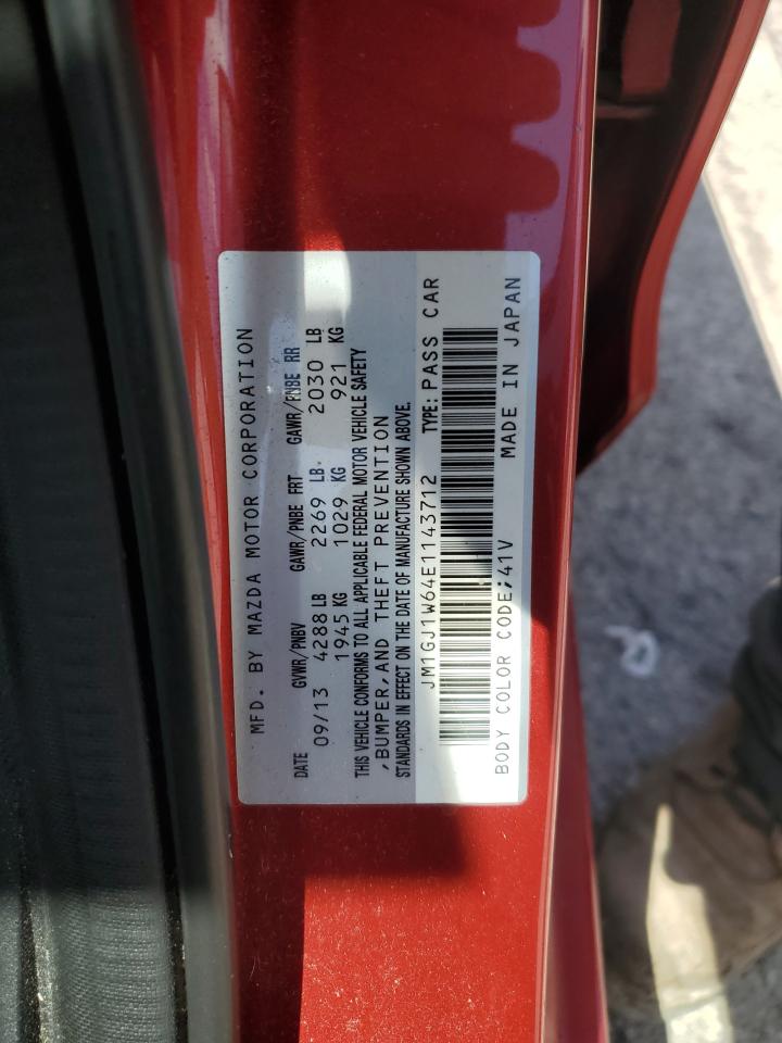 2014 Mazda 6 Grand Touring VIN: JM1GJ1W64E1143712 Lot: 56228235