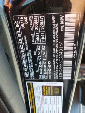 2016 MERCEDES-BENZ GLE COUPE 450 4MATIC  