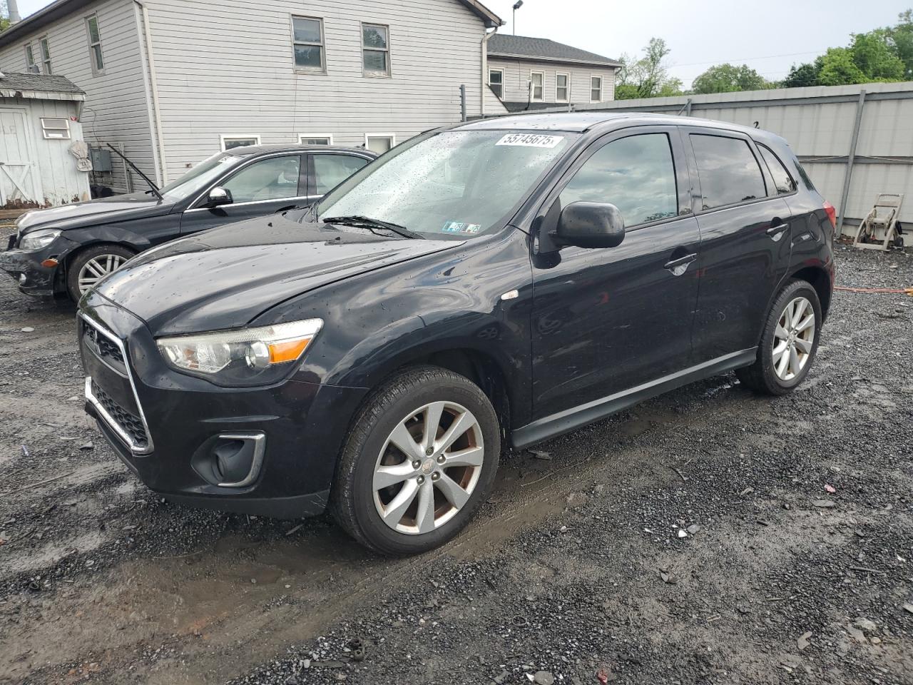 2015 Mitsubishi Outlander Sport Es en Venta en York Haven, PA - Minor Dent/Scratches