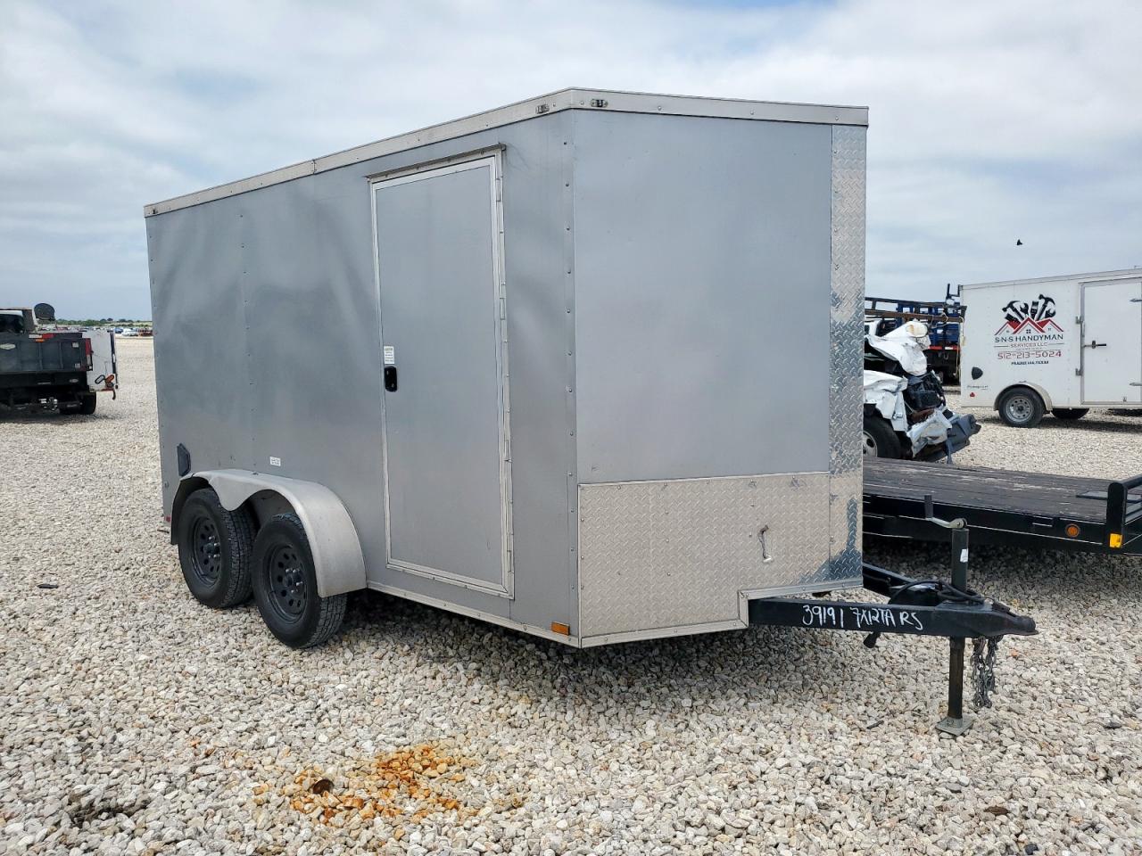 2023 Quality Cargo 7X12Ta Enclosed Cargo Trailer na sprzedaż w New Braunfels, TX - Rear End