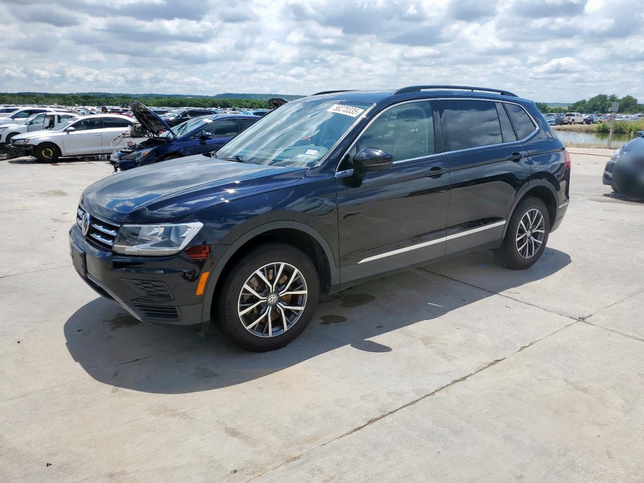 2020 Volkswagen Tiguan Se продається в Grand Prairie, TX - Hail