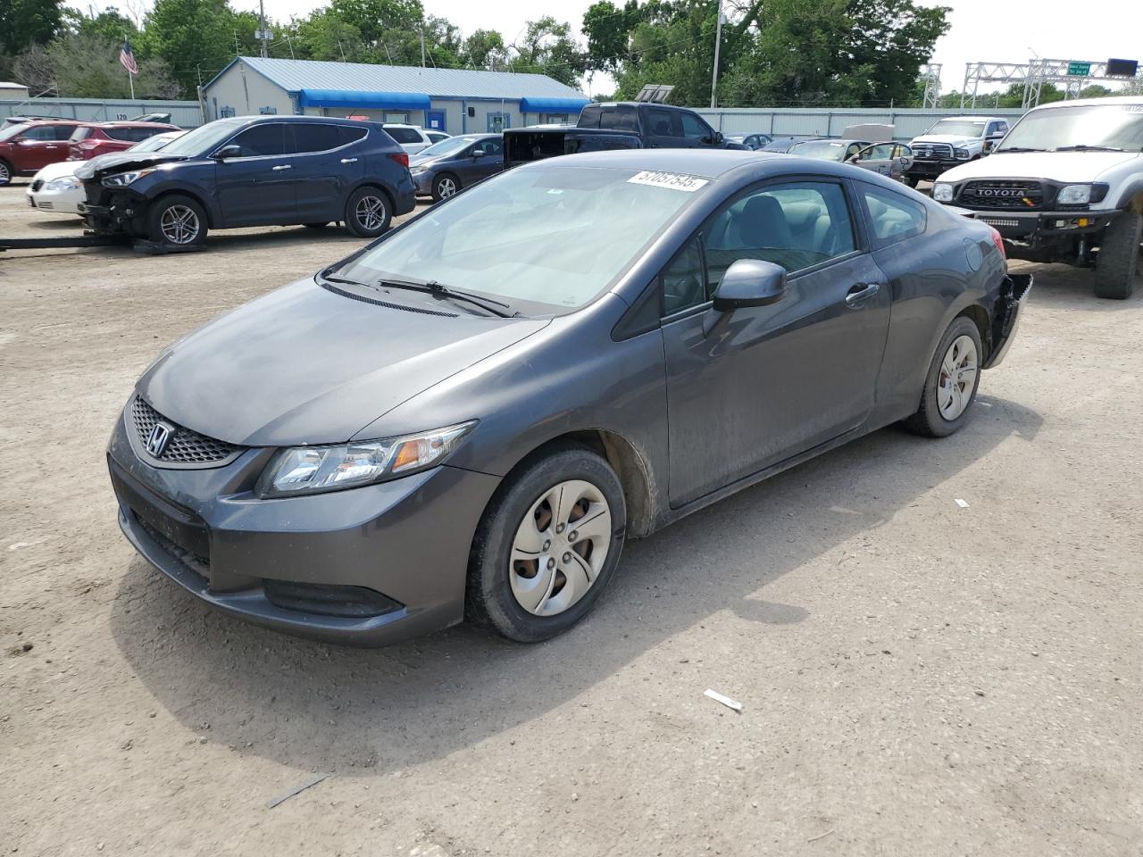 2013 Honda Civic Lx VIN: 2HGFG3B53DH528585 Lot: 57057545