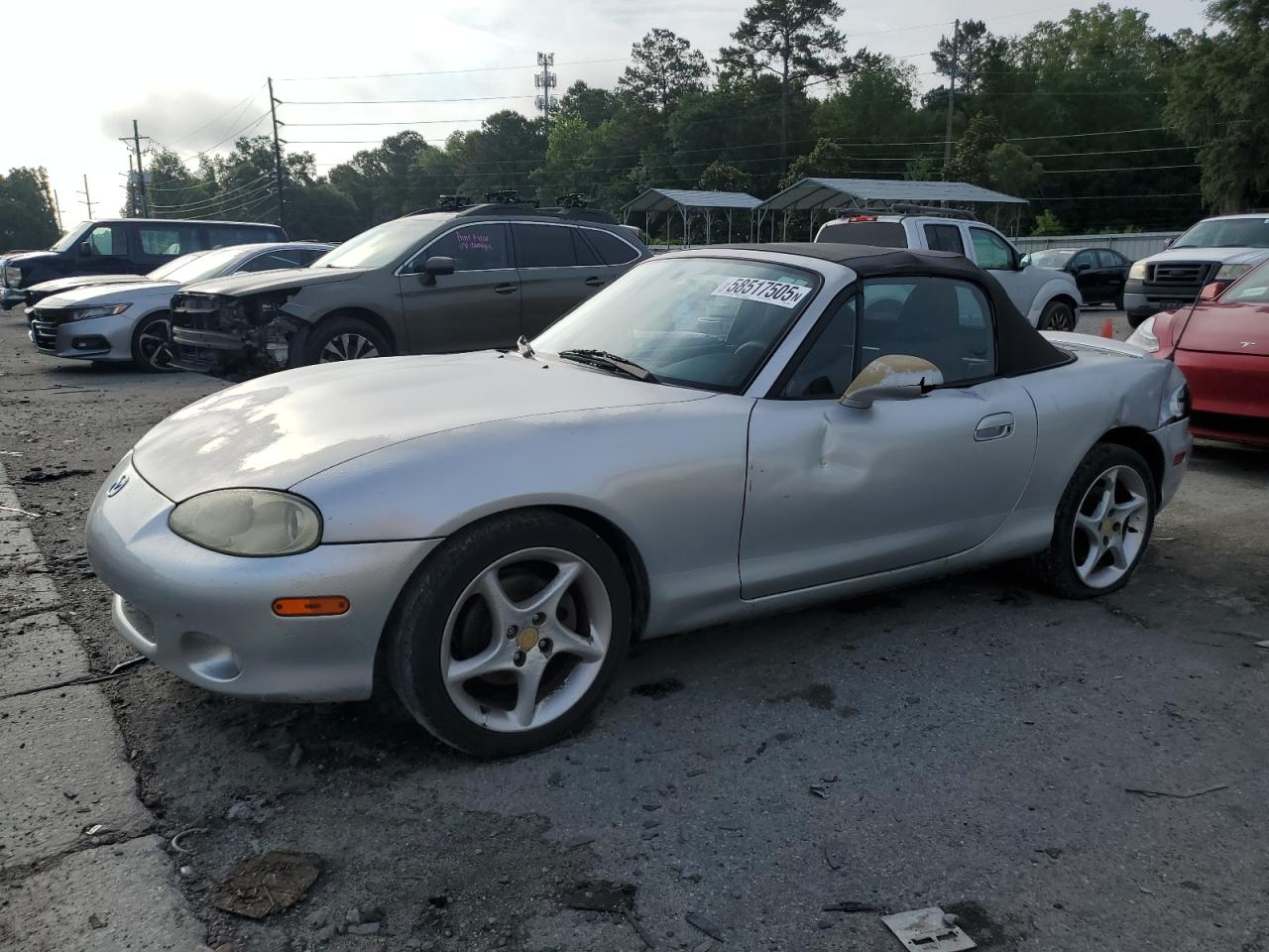 2003 Mazda Mx-5 Miata Base للبيع في Savannah، GA - Side
