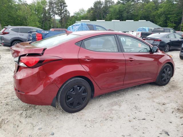  HYUNDAI ELANTRA 2016 Красный