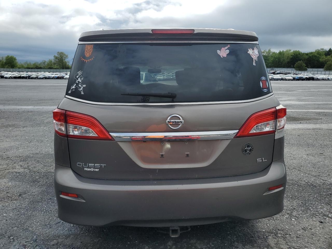 2014 Nissan Quest S VIN: JN8AE2KP9E9105056 Lot: 56594235