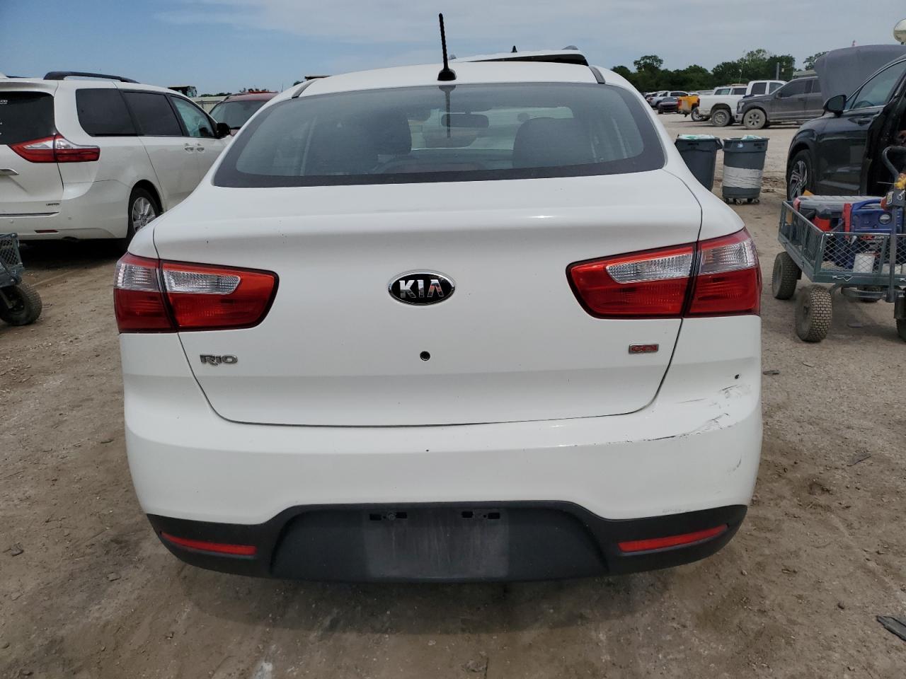 2013 Kia Rio Lx VIN: KNADM4A34D6272492 Lot: 57024445