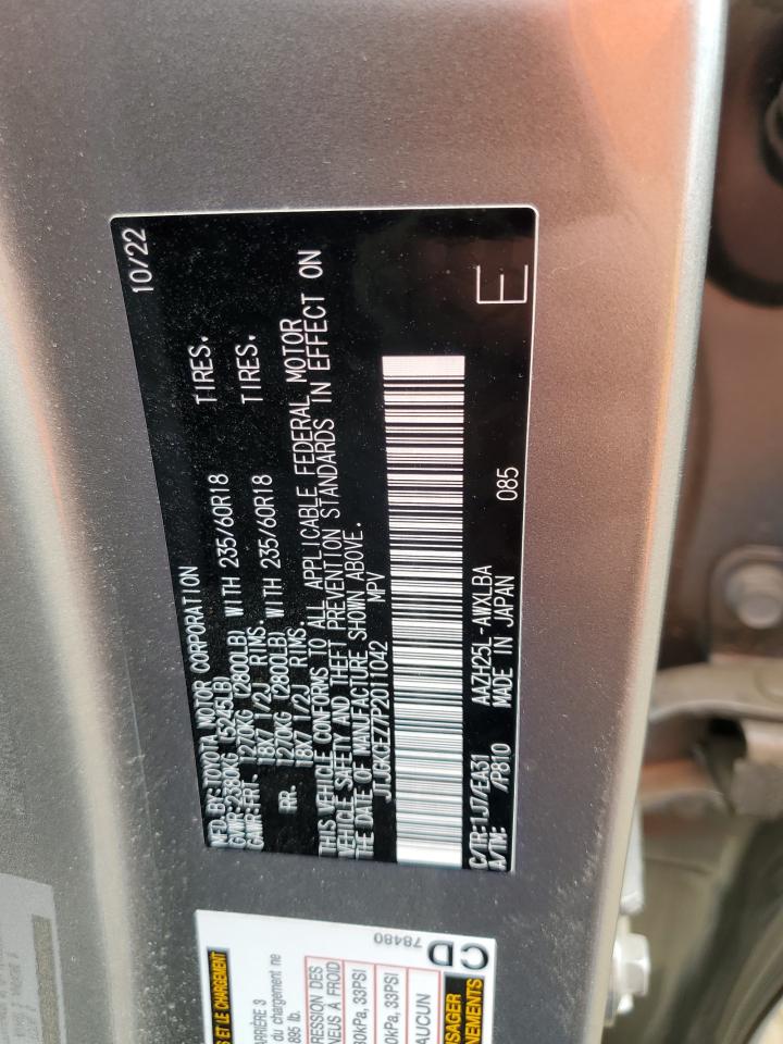 2023 Lexus Nx 350H VIN: JTJGKCEZ7P2011042 Lot: 56748435