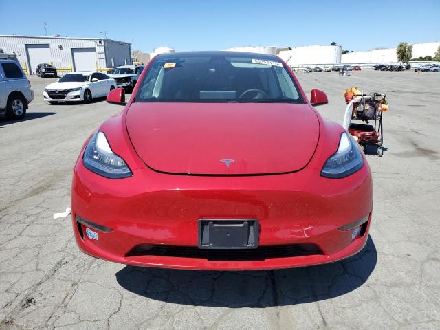  TESLA MODEL Y 2021 Червоний