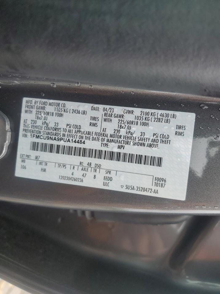 1FMCU9NA9PUA14484 FORD ESCAPE ST 2023