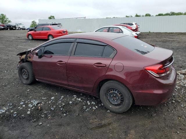  HONDA CIVIC 2014 Burgundy