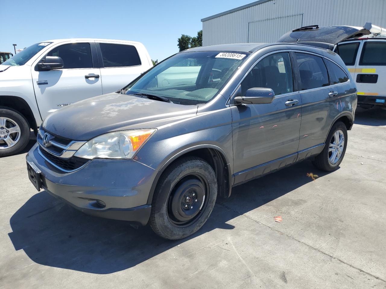 2011 Honda Cr-V Exl იყიდება Sacramento-ში, CA - Rear End