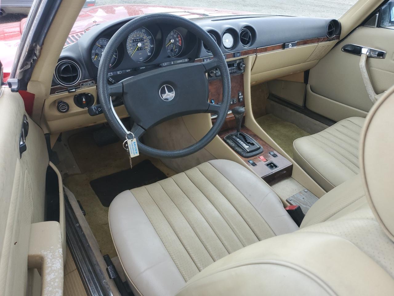 1985 Mercedes-Benz 380 Sl VIN: WDBBA45C2FA035429 Lot: 55676035