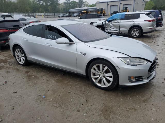 Hatchbacks TESLA MODEL S 2014 Silver